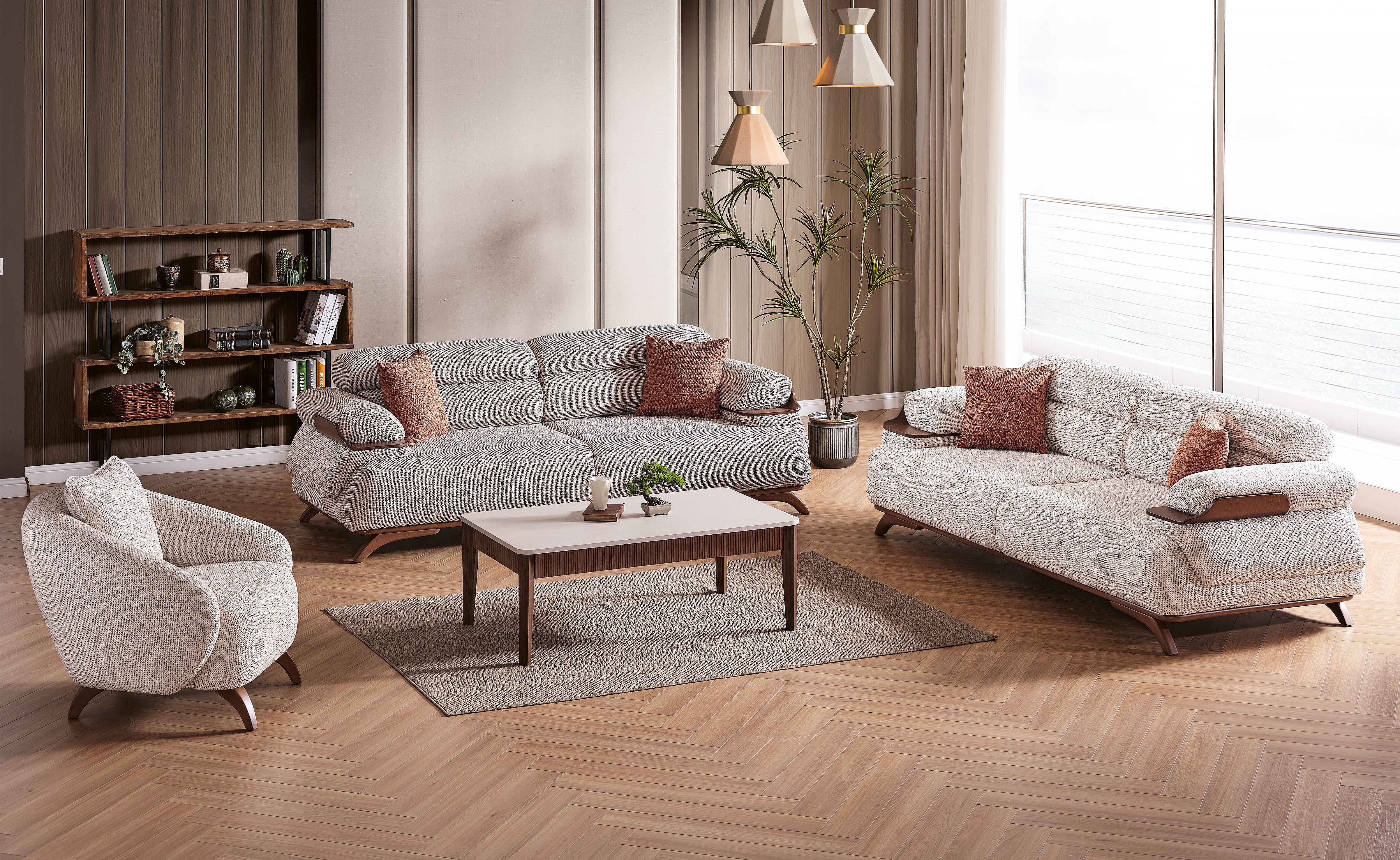 Troya Sofa Set