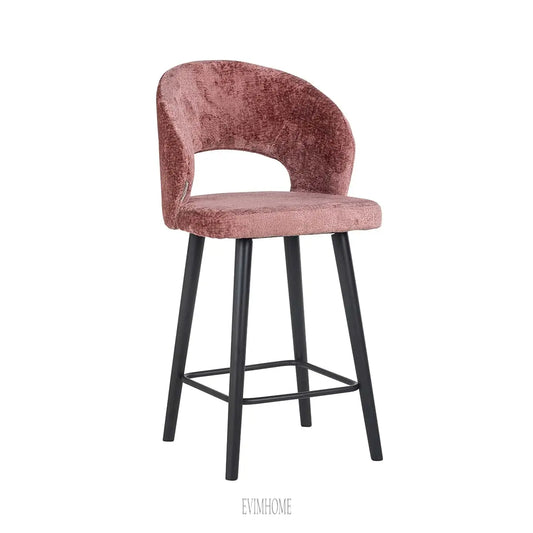 Thekenhocker Savoy Rose Chenille (Bergen 705 Rose Chenille) Evimhome