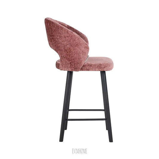 Thekenhocker Savoy Rose Chenille (Bergen 705 Rose Chenille) Evimhome