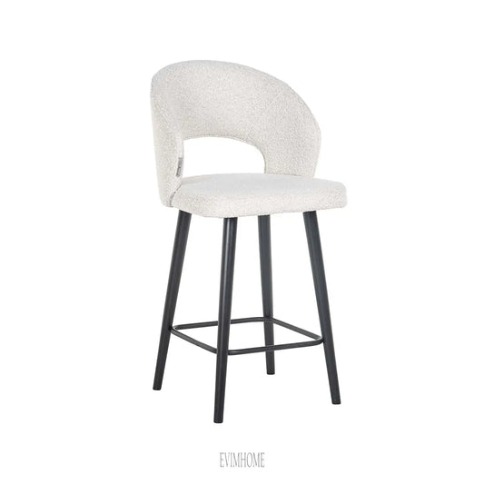 Thekenhocker Savoy weiß Bouclé (Copenhagen 900 Bouclé Weiß) Evimhome