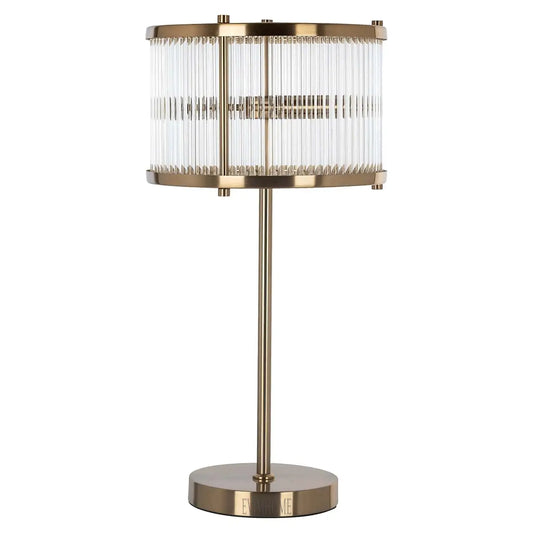 Tischlampe Loiza (Gebürstetes Gold) Evimhome