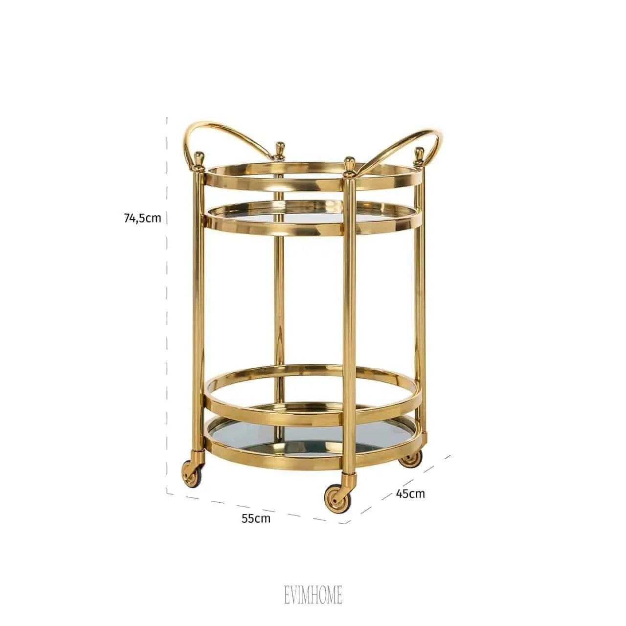 Trolley Hendricks (Gold) Evimhome