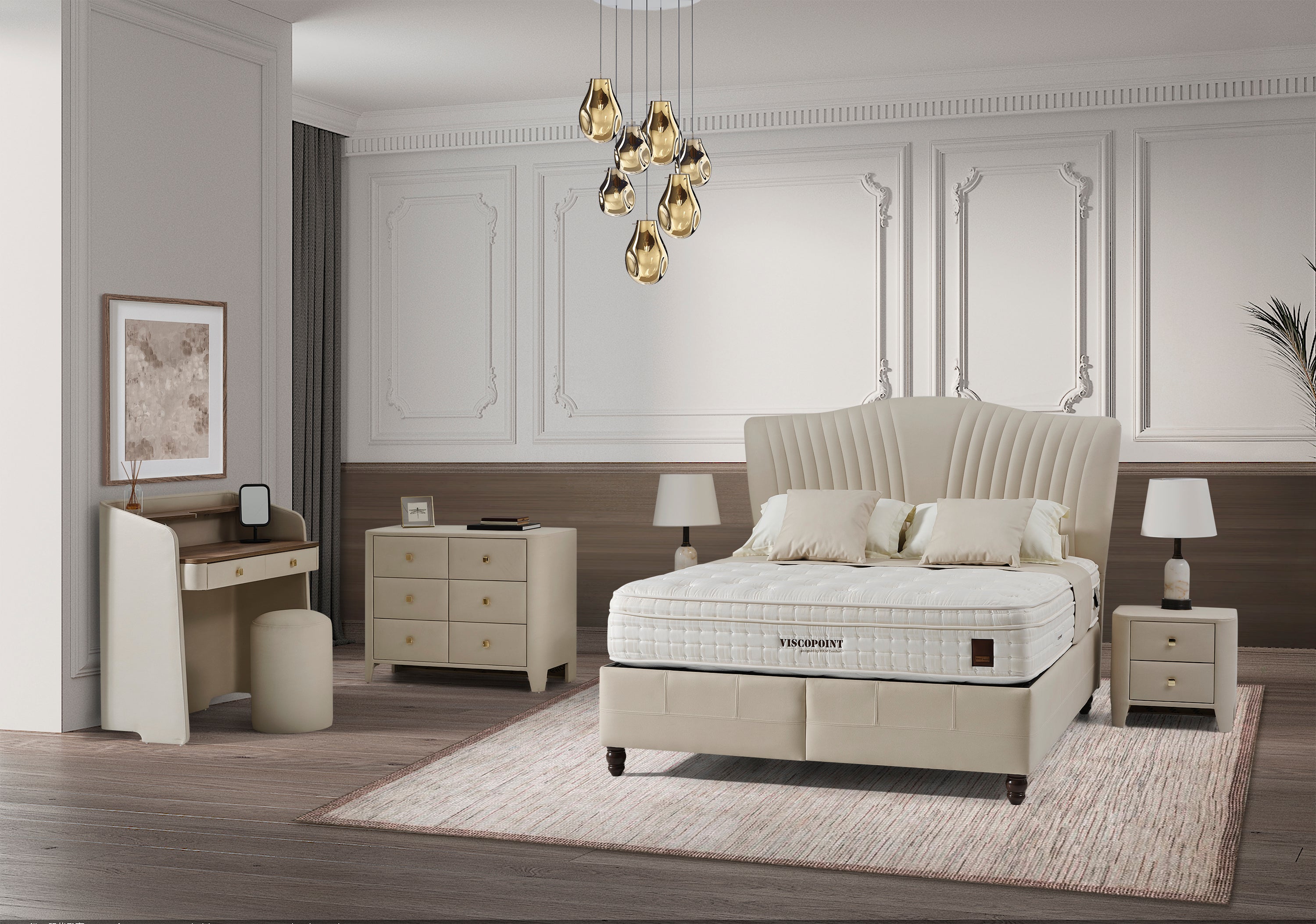 Viscopoint Petra Boxspringbett Set