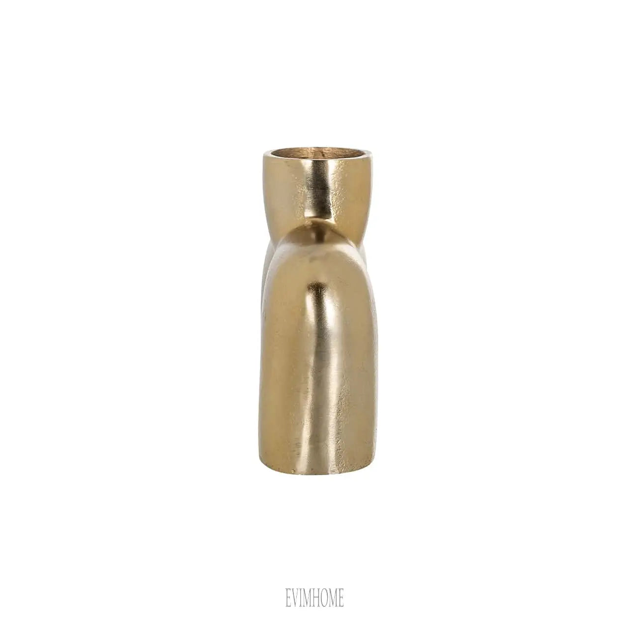 Vase Marley klein (Gebürstetes Gold) Evimhome