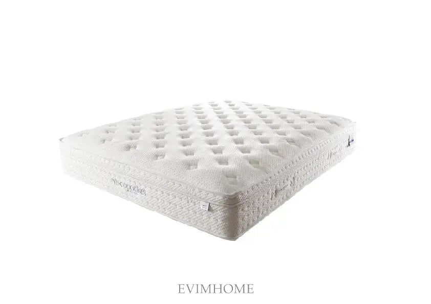 Viscopocket Anka Set: Boxspringbett inkl. Matratze Orthopädisch , 5-Zonen-Taschenfederkern, Visco-Schaum & Seidenbezug – Für gesunden, erholsamen Schlaf Schlafsinn