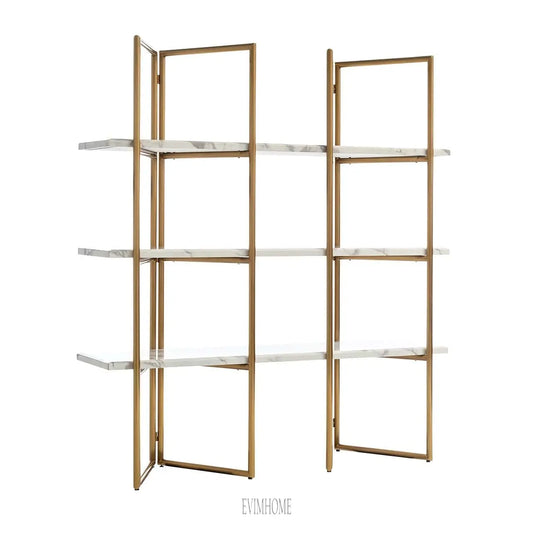 Vitrine Lagrand 3-Regal (Gold) Evimhome