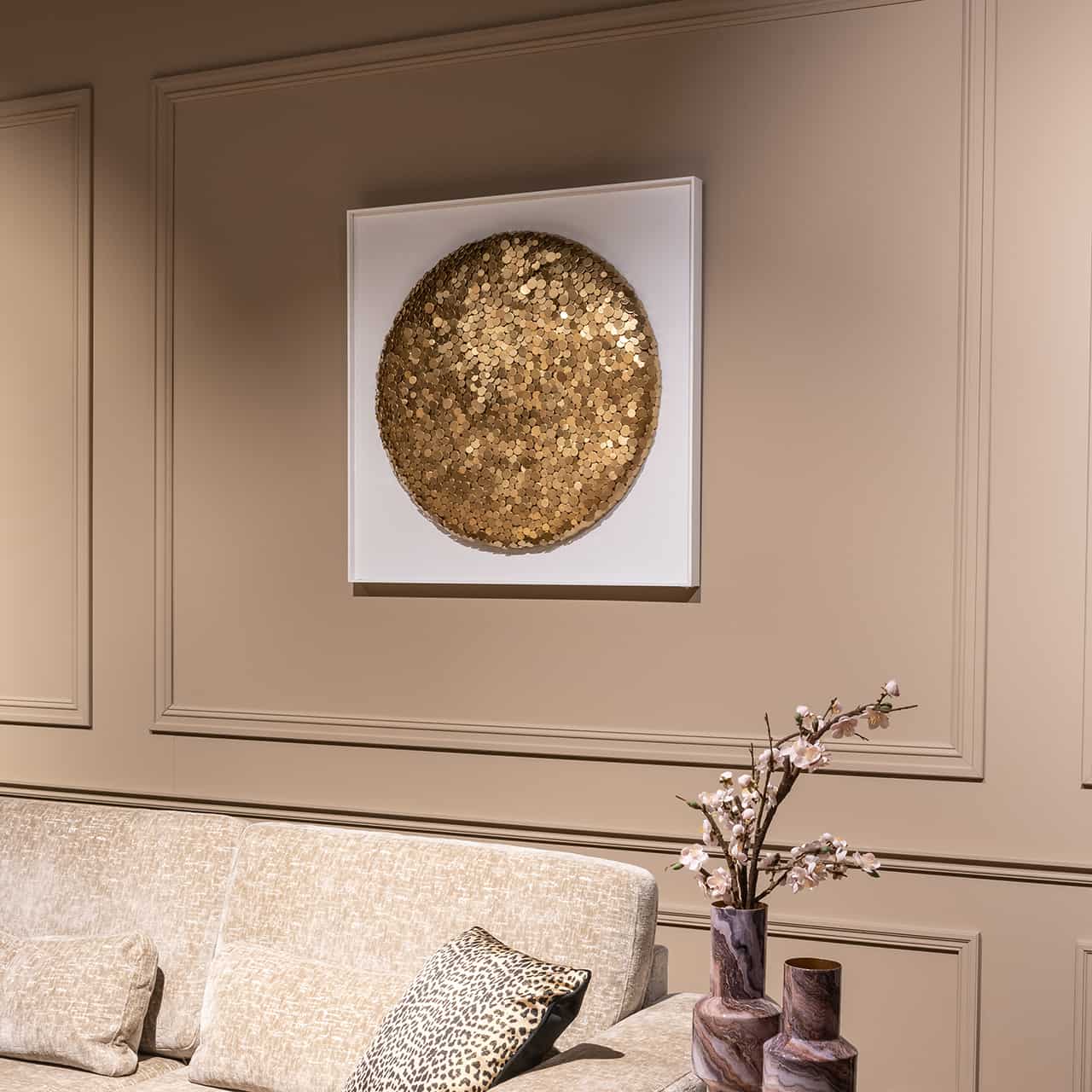 Wandkunst Maya (Gold) Evimhome