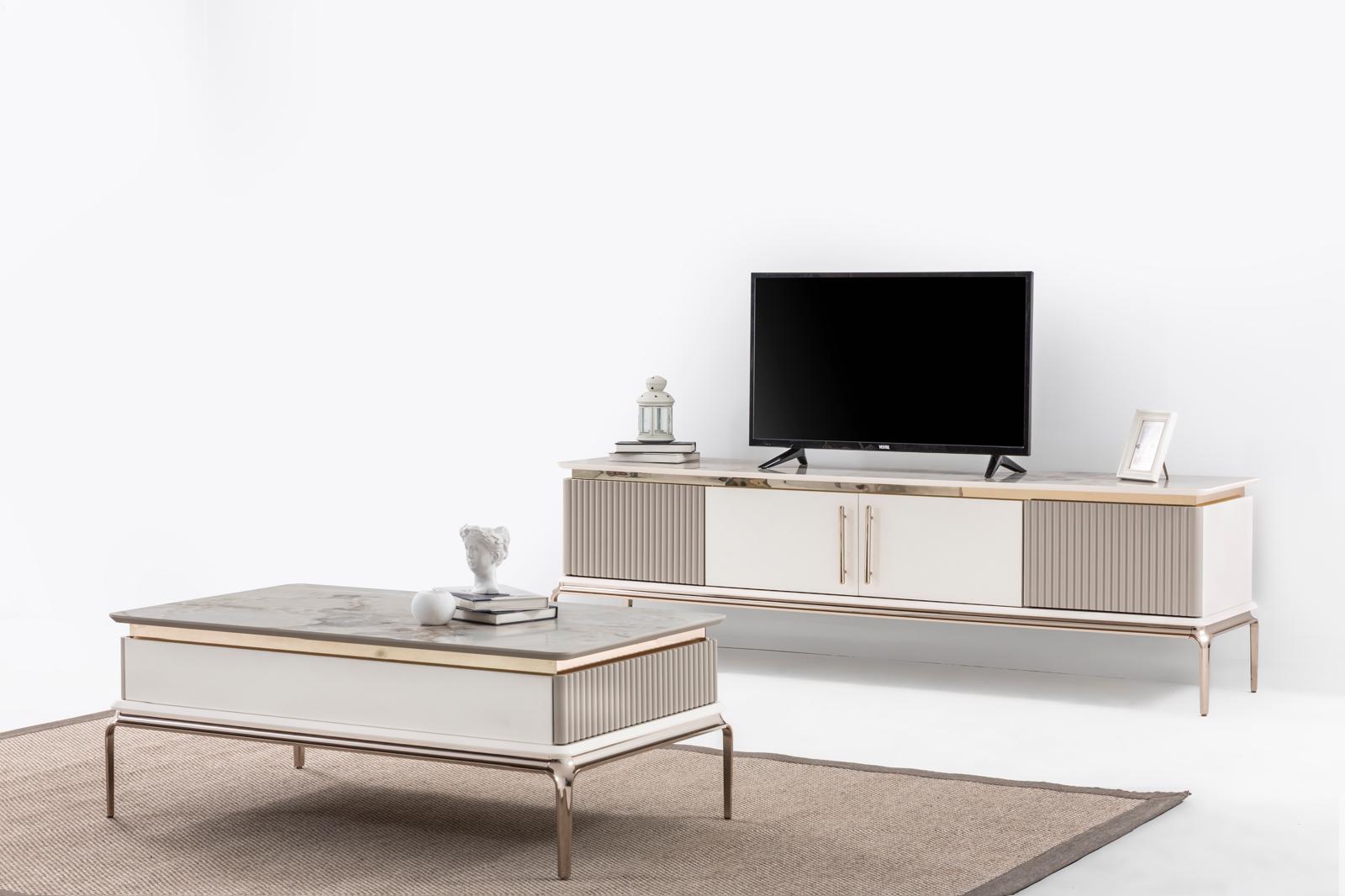 HILTON Couchtisch mit Schubladen
