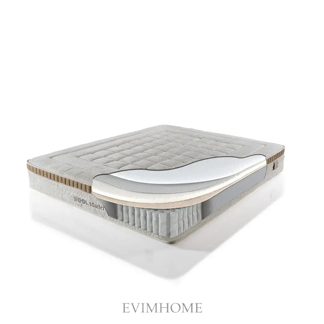 Woolmaster Matratze mit 100% Wolle: Natürliche Temperaturregulierung Schlafsinn