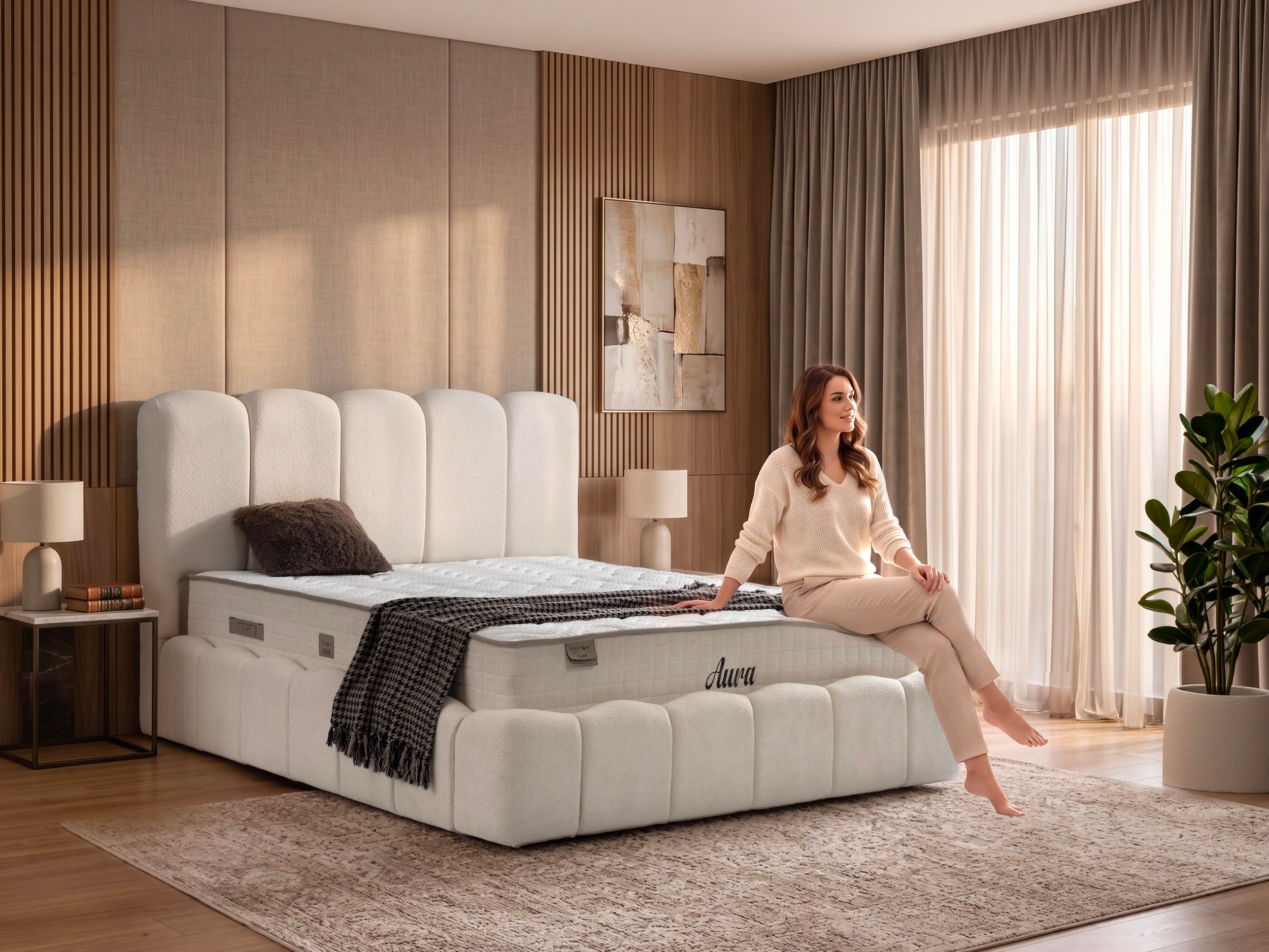 AURA Boxsprinbett