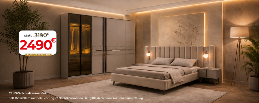 Cenova Schlafzimmer-Set