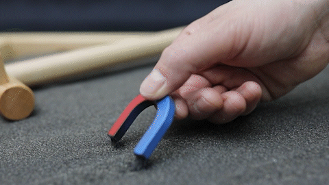 Spezielle Schicht mit magnetischer Mineralmischung