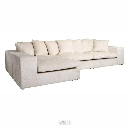 Sofa Alcazar 3-Sitzer + Lounge links/rechts Evimhome