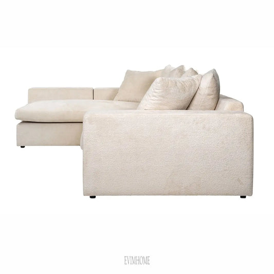 Sofa Alcazar 3-Sitzer + Lounge links/rechts Evimhome