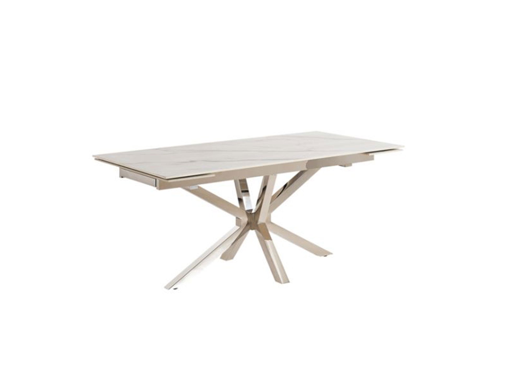 TERNI DINING TABLE SILVER | 180/240X90X76 CM CERAMIC CW002