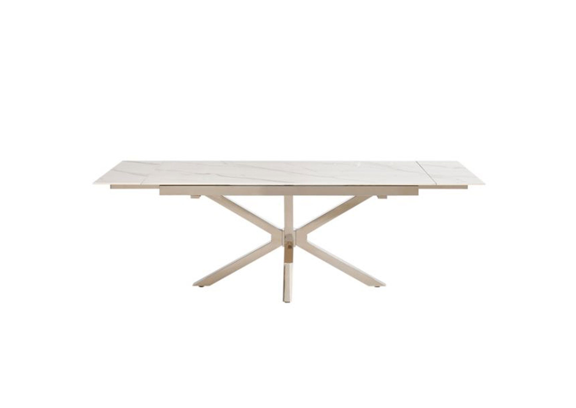 TERNI DINING TABLE SILVER | 180/240X90X76 CM CERAMIC CW002