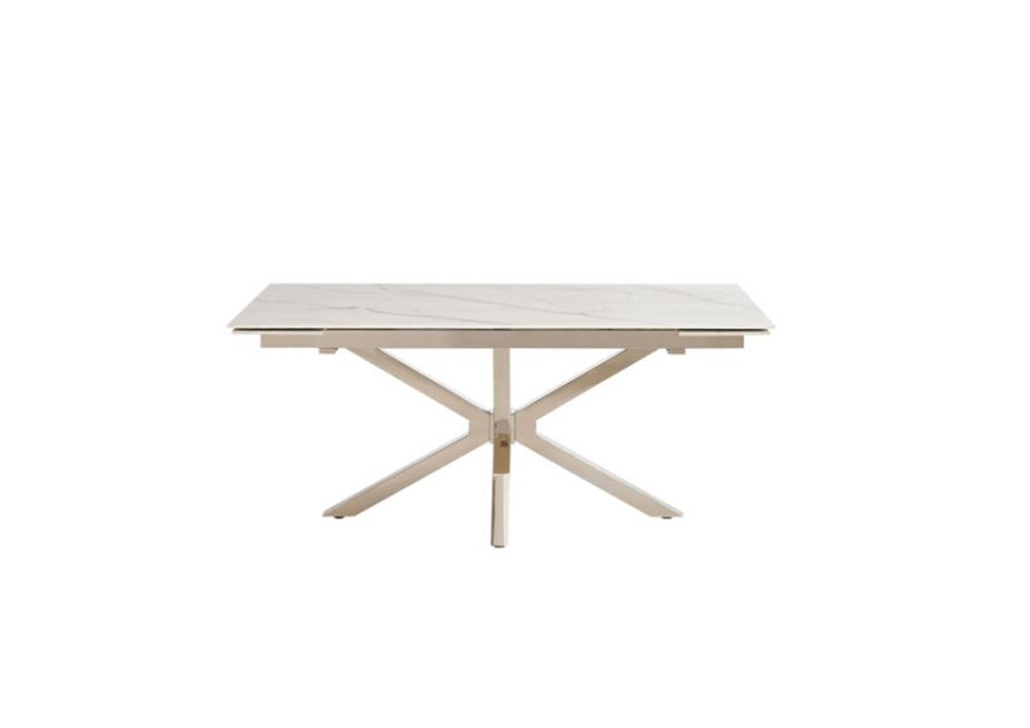 TERNI DINING TABLE SILVER | 180/240X90X76 CM CERAMIC CW002