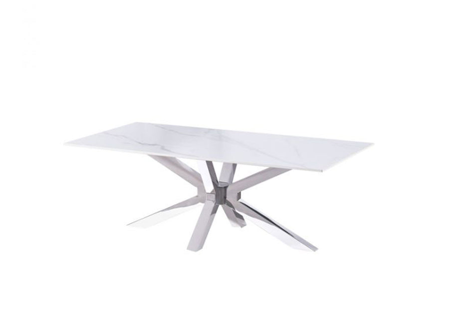 TERNI SEHPA GÜMÜŞ | 130X70X42 CM SERAMİK CW002